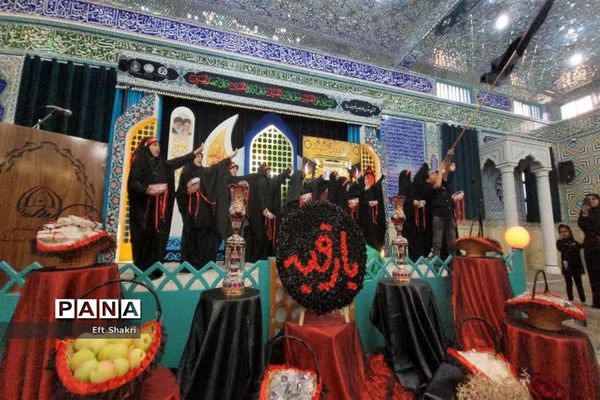 اجرای سرود در سالروز شهادت حضرت رقیه(س) توسط دانش آموزان دبستان ریاحین ناحیه یک یزد