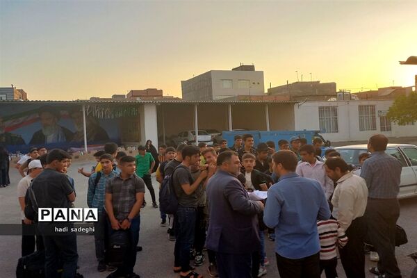 اعزام پسران زیارت اولی شهرستان فاروج به مشهد مقدس