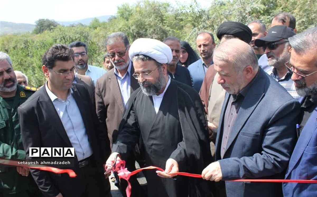 افتتاح پل ارتباطی روستای تیله نو گلوگاه
