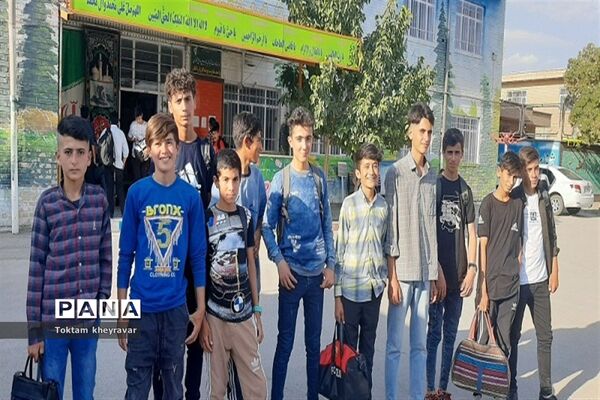 اعزام 60 دانش آموز پسر زیارت اولی شهرستان شیروان