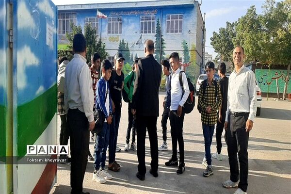 اعزام 60 دانش آموز پسر زیارت اولی شهرستان شیروان