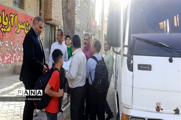 اعزام 60 دانش آموز پسر زیارت اولی شهرستان شیروان
