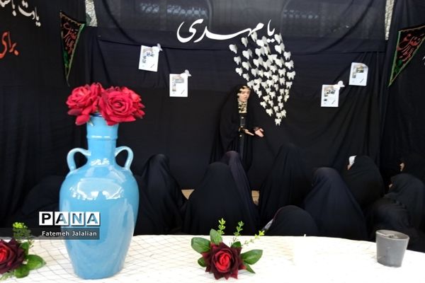 موکب‌داری نمادین اربعین در محفل دختران بهشتی