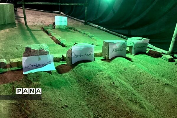 برپایی موکب حسینی با همت نوجوانان کرجی
