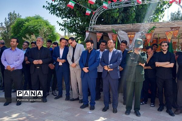 آیین بدرقه خادمان و زائران اربعین حسینی به کربلا در بهارستان 2