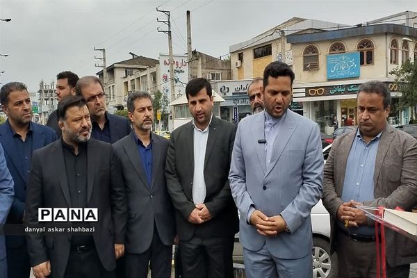 آیین افتتاح و کلنگ زنی پروژه‌های بخش مرکزی شهرستان نور