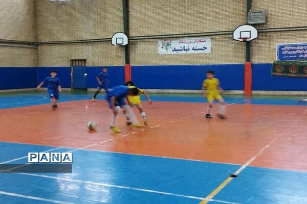 برگزاری بازی دوستانه بین تیم‌های فوتبال دانش‌آموزی ایران و افغانستان در شهرستان پیشوا
