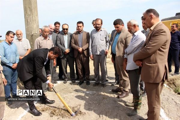 کلنگ‌زنی پروژه جهاد کشاورزی در گلوگاه