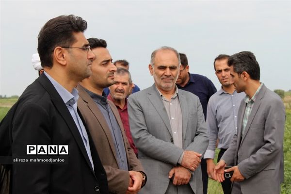 کلنگ‌زنی پروژه جهاد کشاورزی در گلوگاه