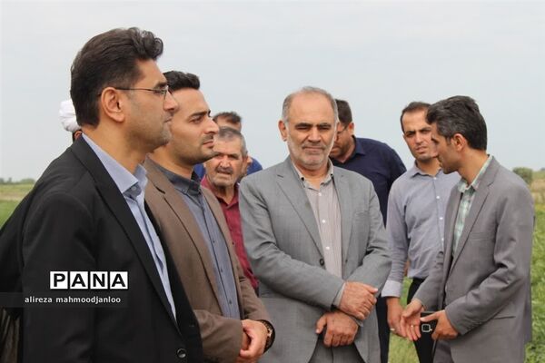 کلنگ‌زنی پروژه جهاد کشاورزی در گلوگاه