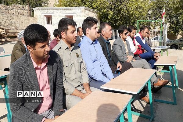 کلنگ‌زنی ساخت فضای آموزشی جدید در روستای  احمد‌آباد شهرستان کلات