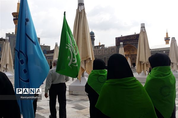 اولین روز از اردوی زیارت اولی‌های فارس در حرم امام رضا(ع)