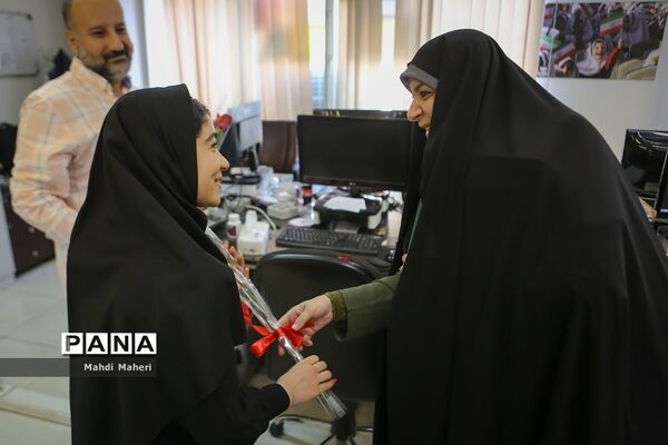بازدیدمدیرکل امور شاهد و ایثارگران وزارت آموزش و پرورش از خبرگزاری پانا