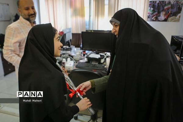 بازدیدمدیرکل امور شاهد و ایثارگران وزارت آموزش و پرورش از خبرگزاری پانا