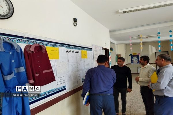 بازدید از پروژه مهر دبستان شهیدصدری گلوگاه