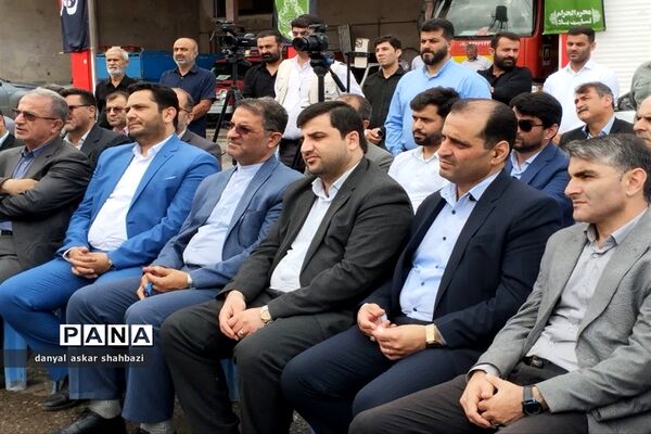 آیین افتتاح و کلنگ زنی پروژه‌های بخش چمستان نور