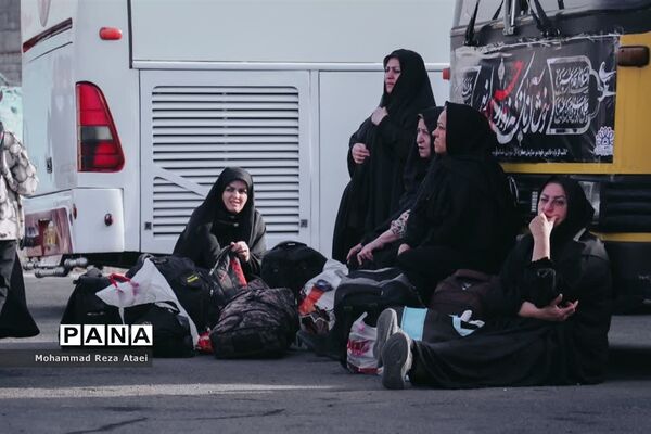 مراسم بدرقه کاروان زیارتی اربعین حسینی ازاسلامشهربه مرز مهران