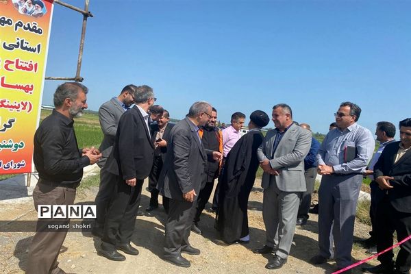 افتتاح پروژه احداث و بهسازی کانال آبیاری در روستای برنج‌ده