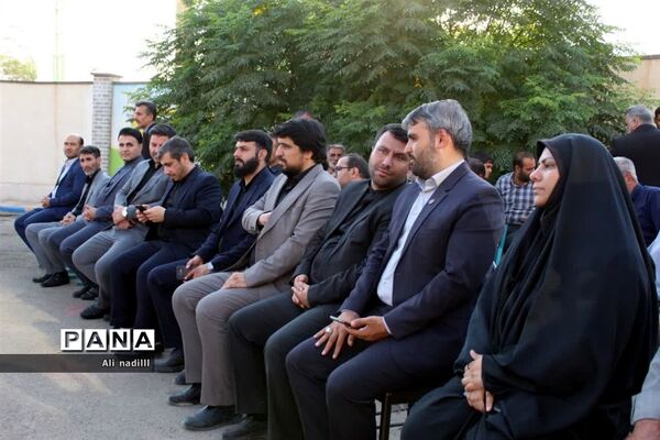 آیین افتتاحیه زمین چمن مصنوعی مدرسه شهدای دانایی بخش جوادآباد