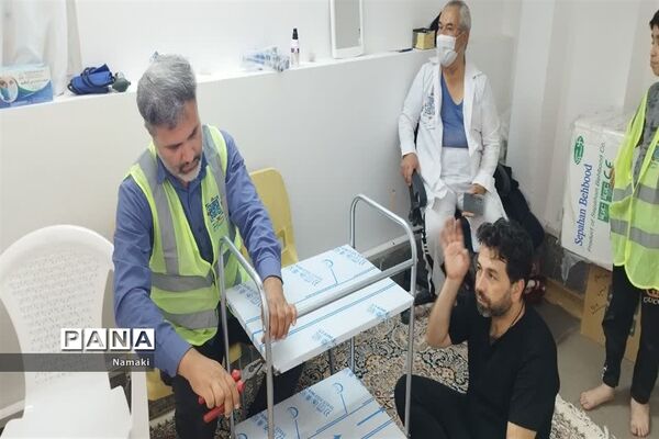 موکب پزشکی درمانگاه سلام آران و بیدگل در نجف اشرف