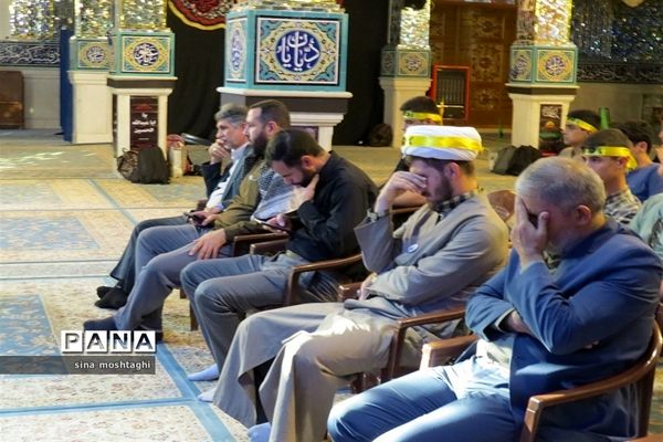 پیاده روی کاروان دانش‌آموزی خراسان شمالی به زیارت اربعین