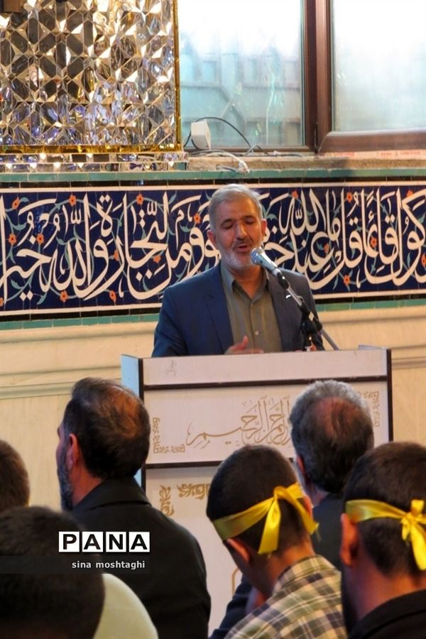 پیاده روی کاروان دانش‌آموزی خراسان شمالی به زیارت اربعین