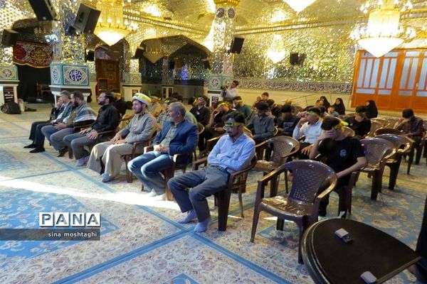 پیاده روی کاروان دانش‌آموزی خراسان شمالی به زیارت اربعین