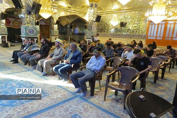 پیاده روی کاروان دانش‌آموزی خراسان شمالی به زیارت اربعین