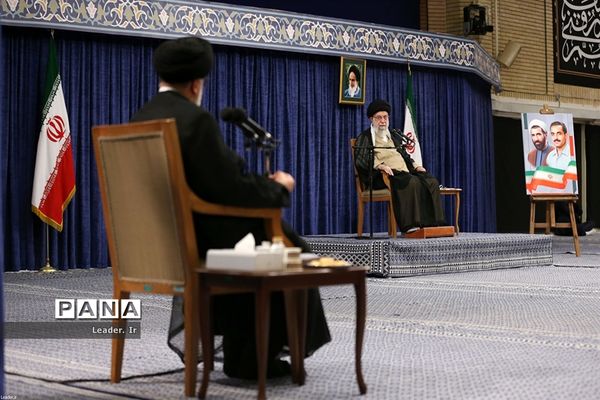 دیدار رئیس‌جمهوری و اعضای هیات دولت با مقام معظم رهبری