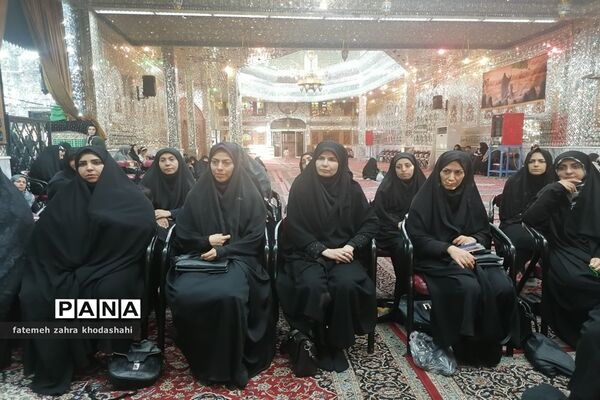 زن زندگی شهادت شعار حلقه صالحین کانون بسیج فرهنگیان ناحیه ۷مشهد مقدس