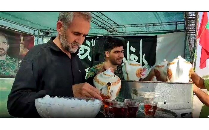 برپایی موکب شهدای امنیت در مرز  چزابه