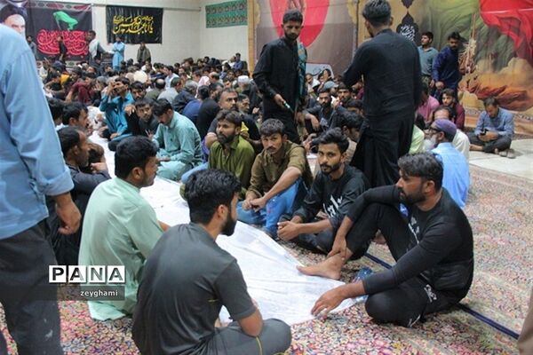 راه اندازی موکب شهدای فاطمیون در ورودی شهر ماهان - کرمان