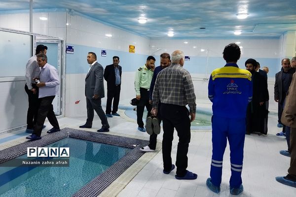 افتتاحیه استخر غدیر رودهن در هفته دولت
