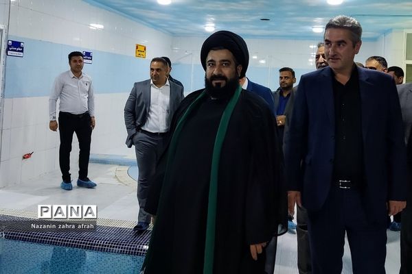 افتتاحیه استخر غدیر رودهن در هفته دولت