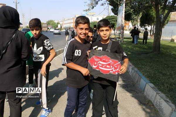 مراسم پیاده‌روی  جاماندگان اربعین حسینی در صفادشت