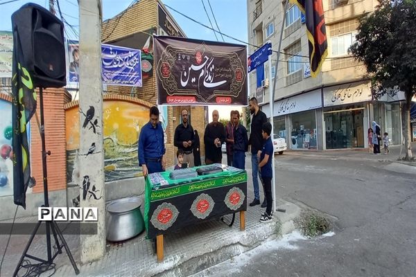 برپایی موکب اربعین حسینی در جویبار