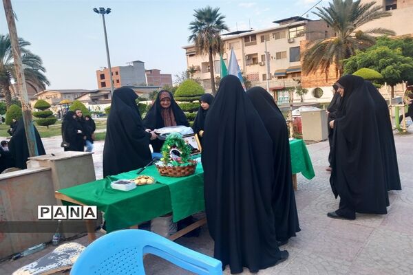 برپایی موکب اربعین حسینی در جویبار