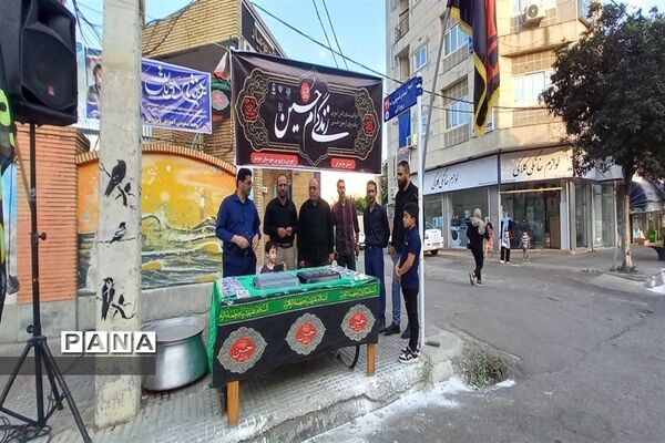 برپایی موکب اربعین حسینی در جویبار