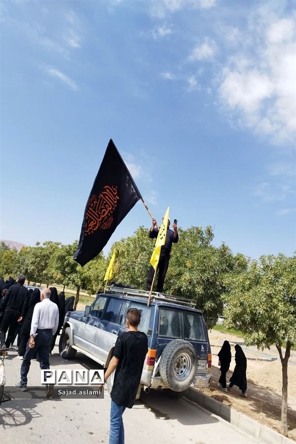 پیاده‌روی دلدادگان حسینی شهرستان اقلید