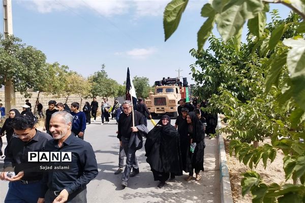 پیاده‌روی دلدادگان حسینی شهرستان اقلید