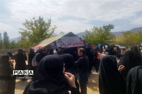 پیاده‌روی دلدادگان حسینی شهرستان اقلید