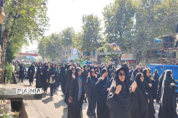 مراسم پیاده‌روی حرم تا حرم دلداگان حسینی در قائمشهر