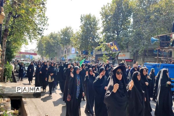 مراسم پیاده‌روی حرم تا حرم دلداگان حسینی در قائمشهر