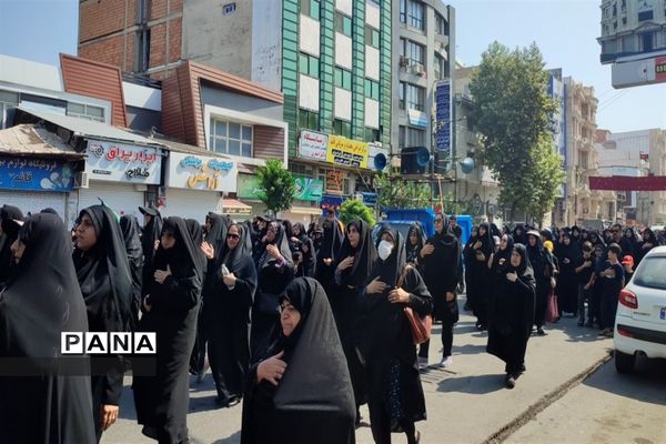 مراسم پیاده‌روی حرم تا حرم دلداگان حسینی در قائمشهر