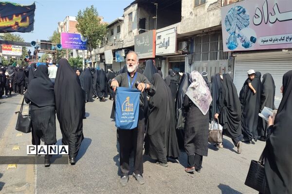 مراسم پیاده‌روی حرم تا حرم دلداگان حسینی در قائمشهر