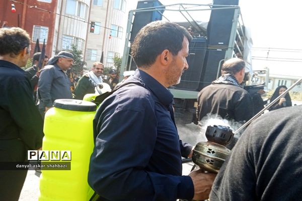 راهپیمایی اربعین در شهرستان  نور