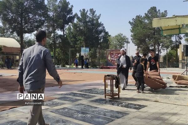 پیاده‌رویی جاماندگان اربعین در رباط کریم