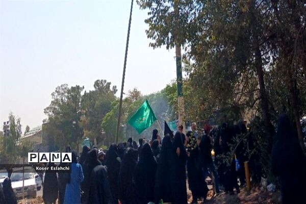 حضور پرشور کودکان و نوجوانان در راهپیمایی اربعین