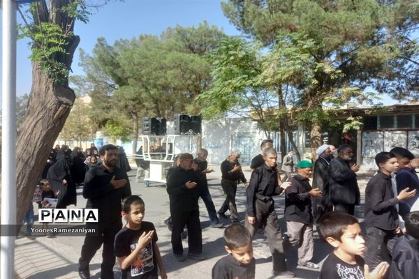 مراسم پیاده روی جاماندگان اربعین در شهرستان خلیل آباد