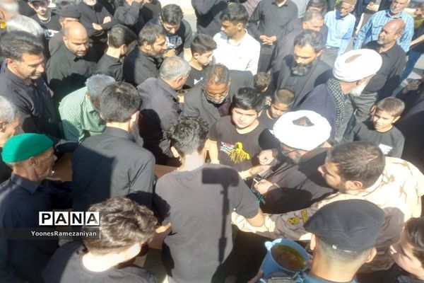 مراسم پیاده روی جاماندگان اربعین در شهرستان خلیل آباد
